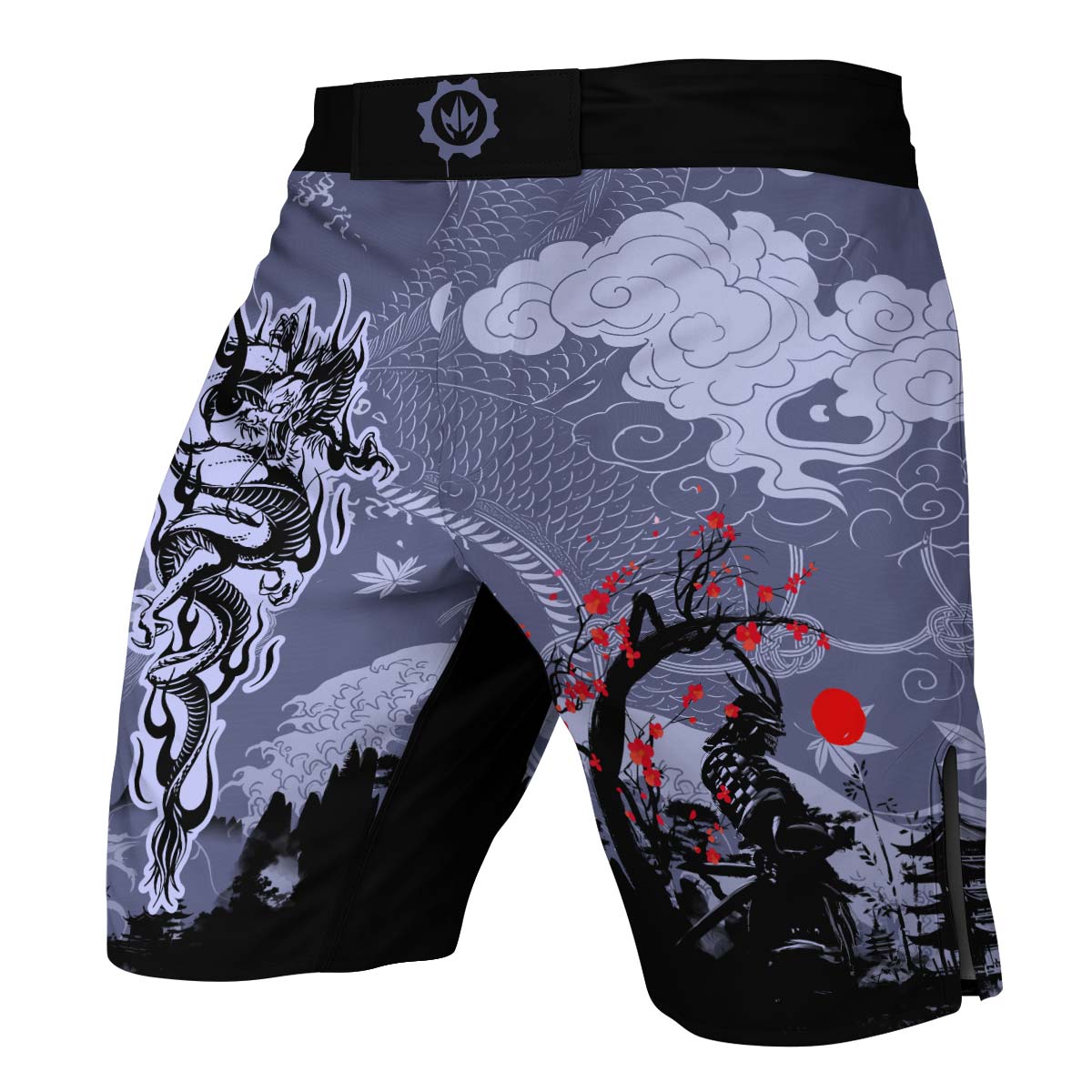 Shadow Dragon Samurai Fight Shorts