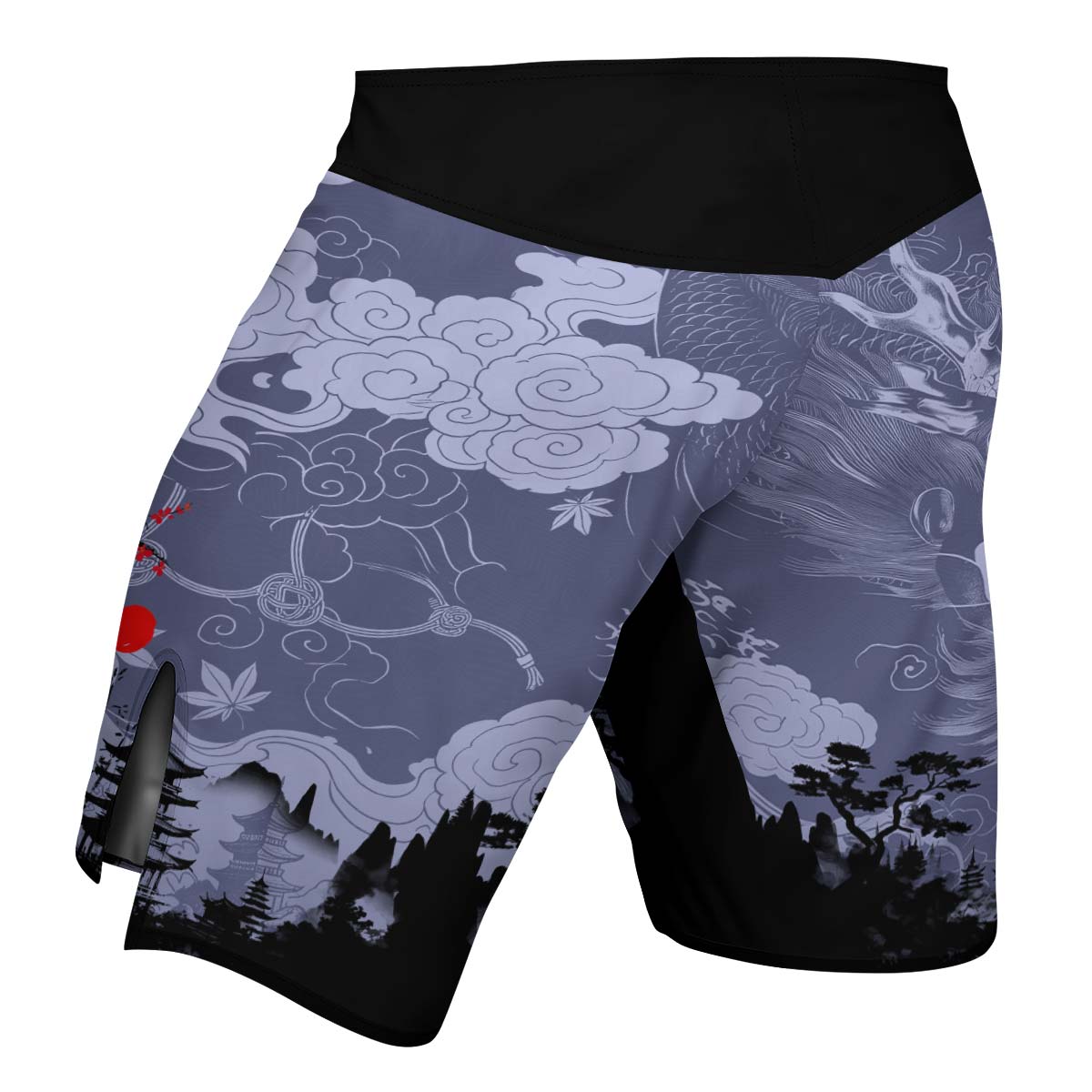 Shadow Dragon Samurai Fight Shorts