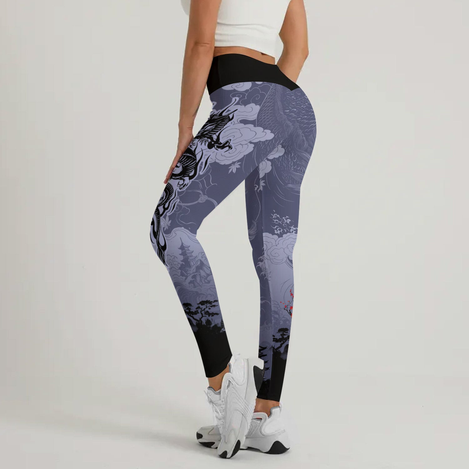 Shadow Dragon Samurai Leggings