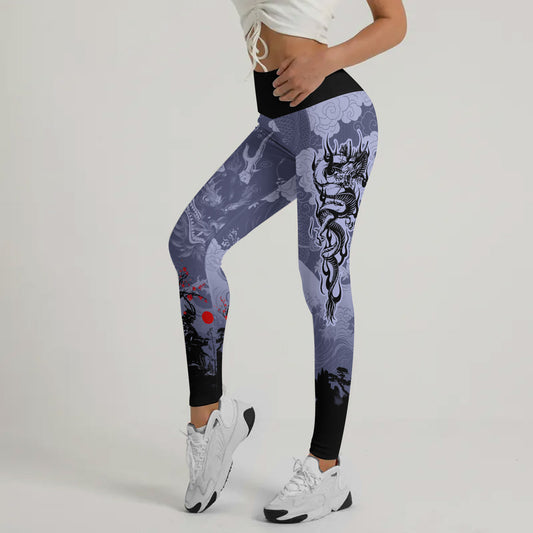 Shadow Dragon Samurai Leggings