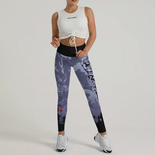 Shadow Dragon Samurai Leggings