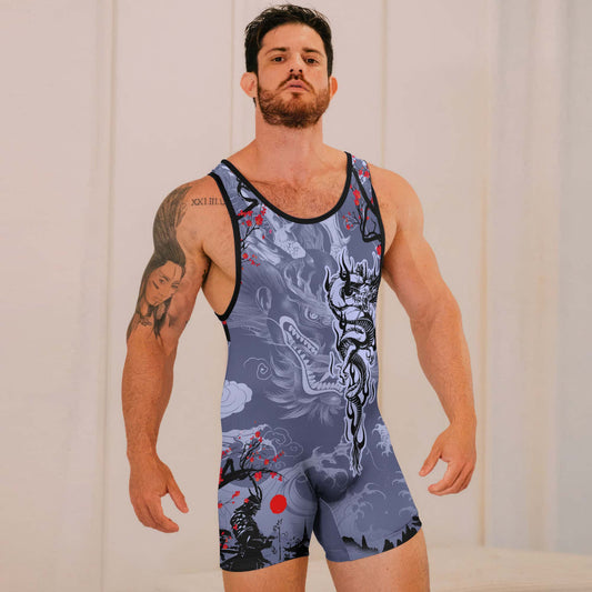 Shadow Dragon Samurai Wrestling Singlets