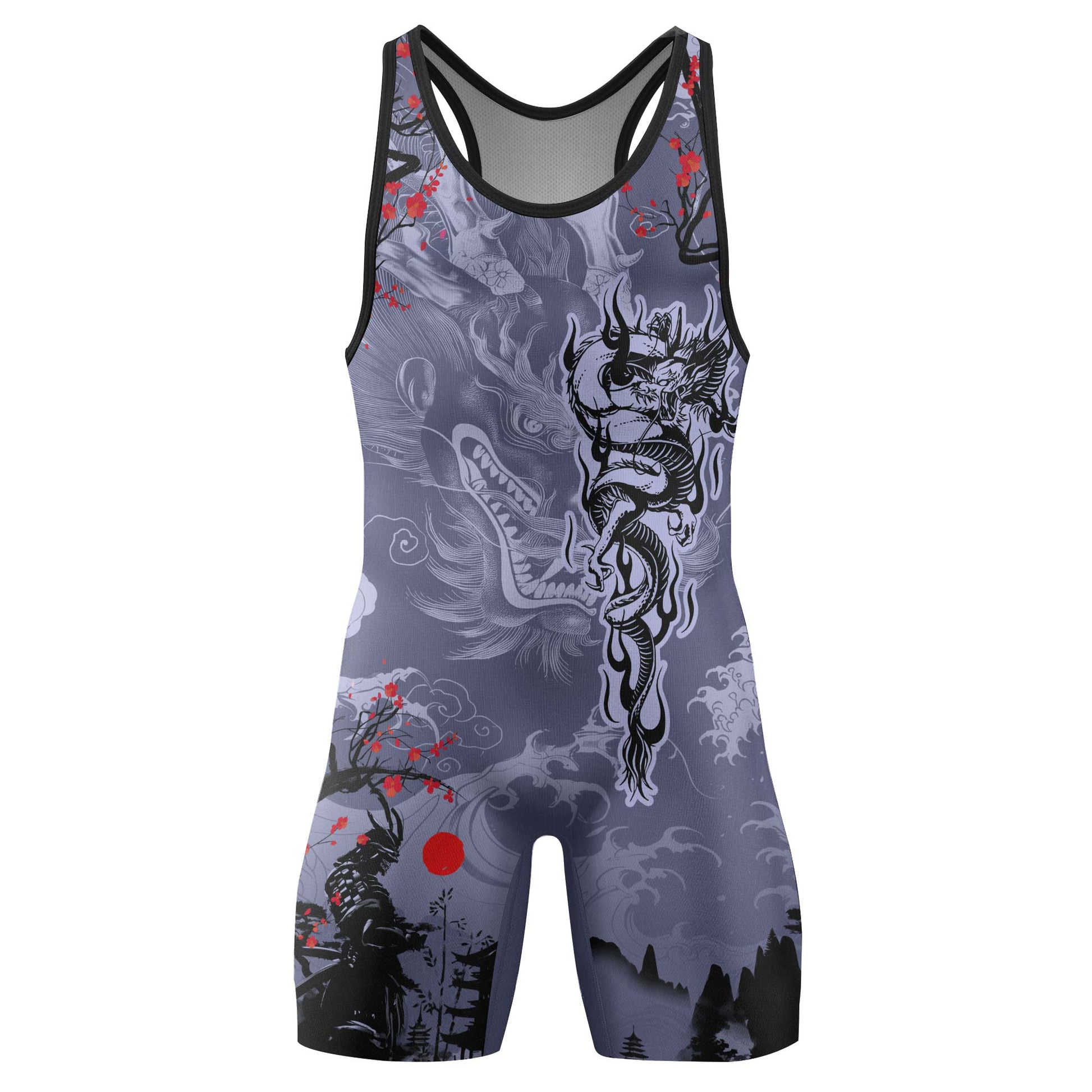 Shadow Dragon Samurai Wrestling Singlets