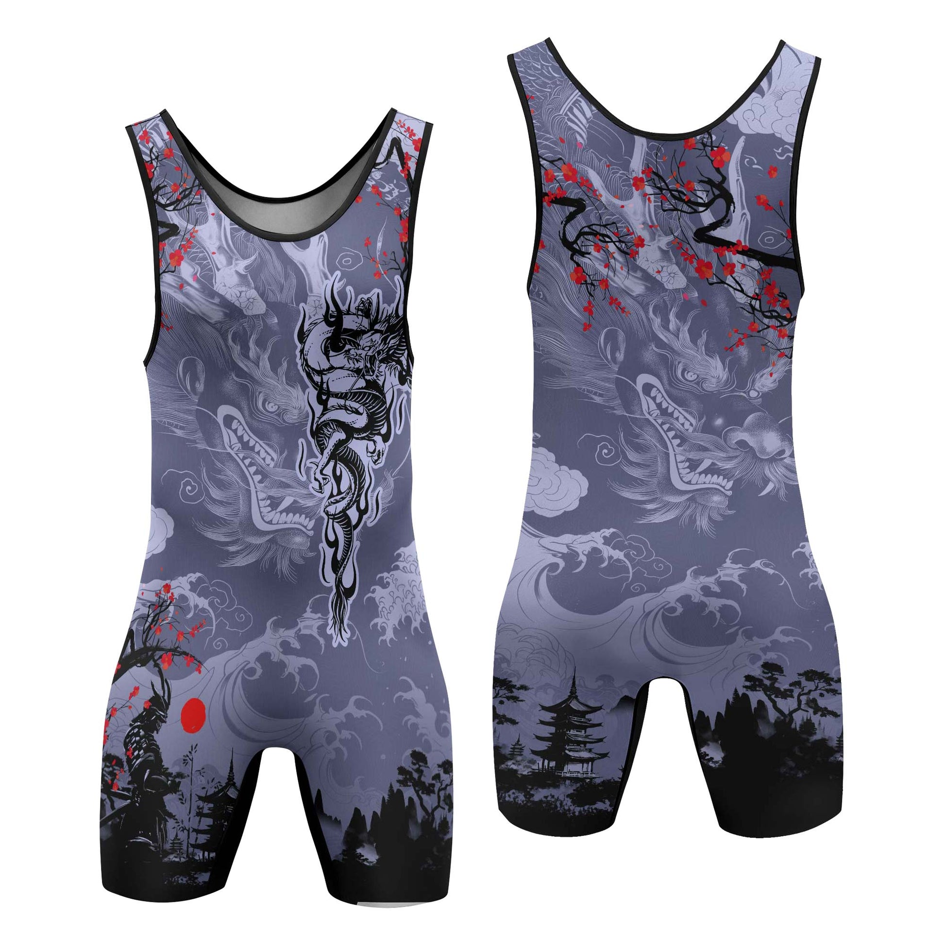 Shadow Dragon Samurai Wrestling Singlets