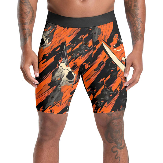 Shadow Oni Flame Compression Shorts