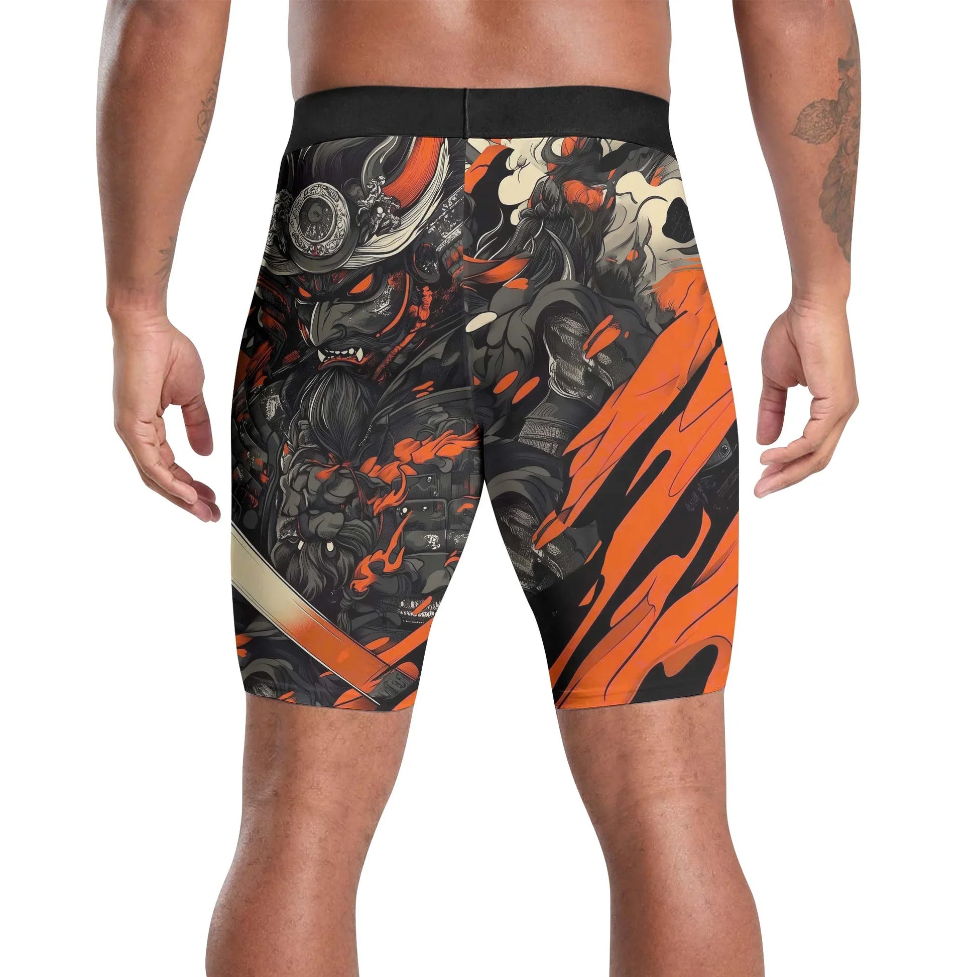 Shadow Oni Flame Compression Shorts