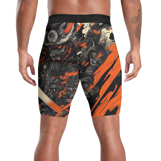 Shadow Oni Flame Compression Shorts