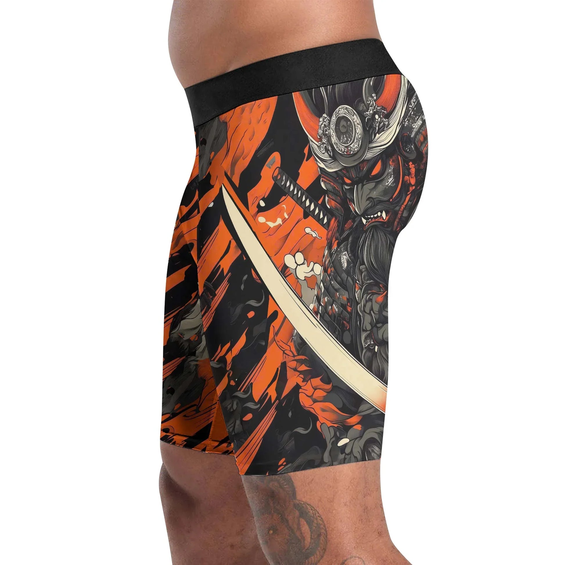 Shadow Oni Flame Compression Shorts
