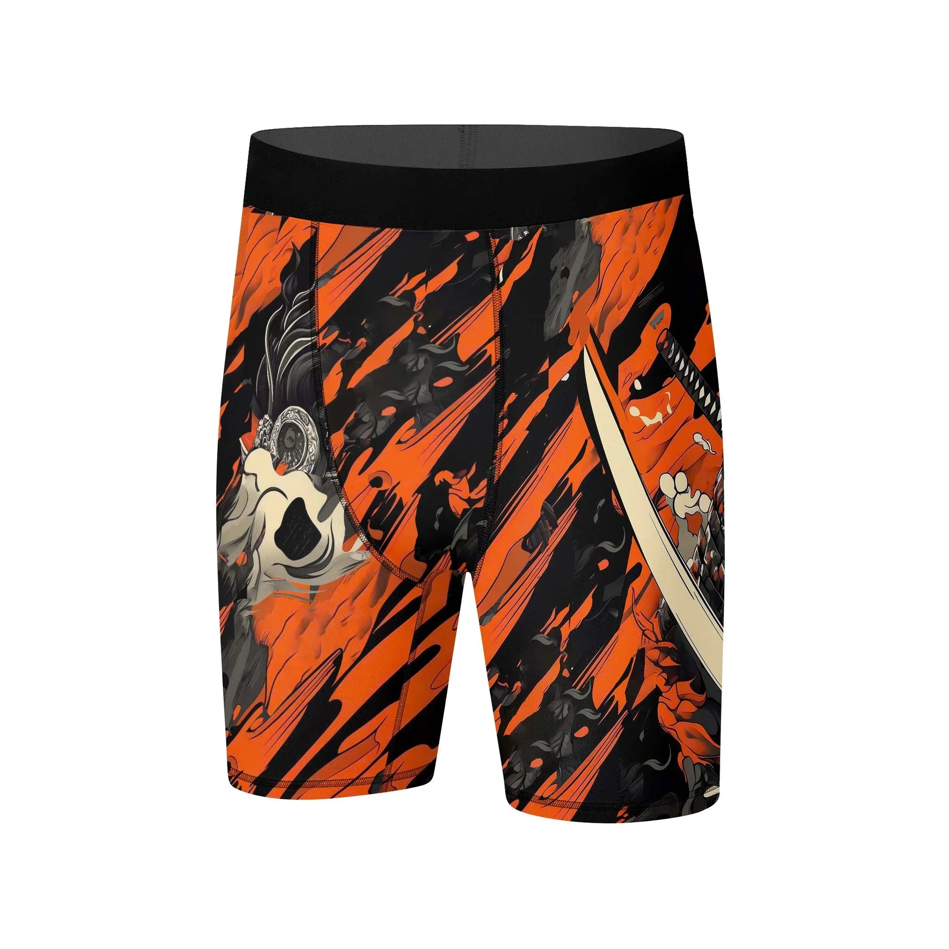 Shadow Oni Flame Compression Shorts