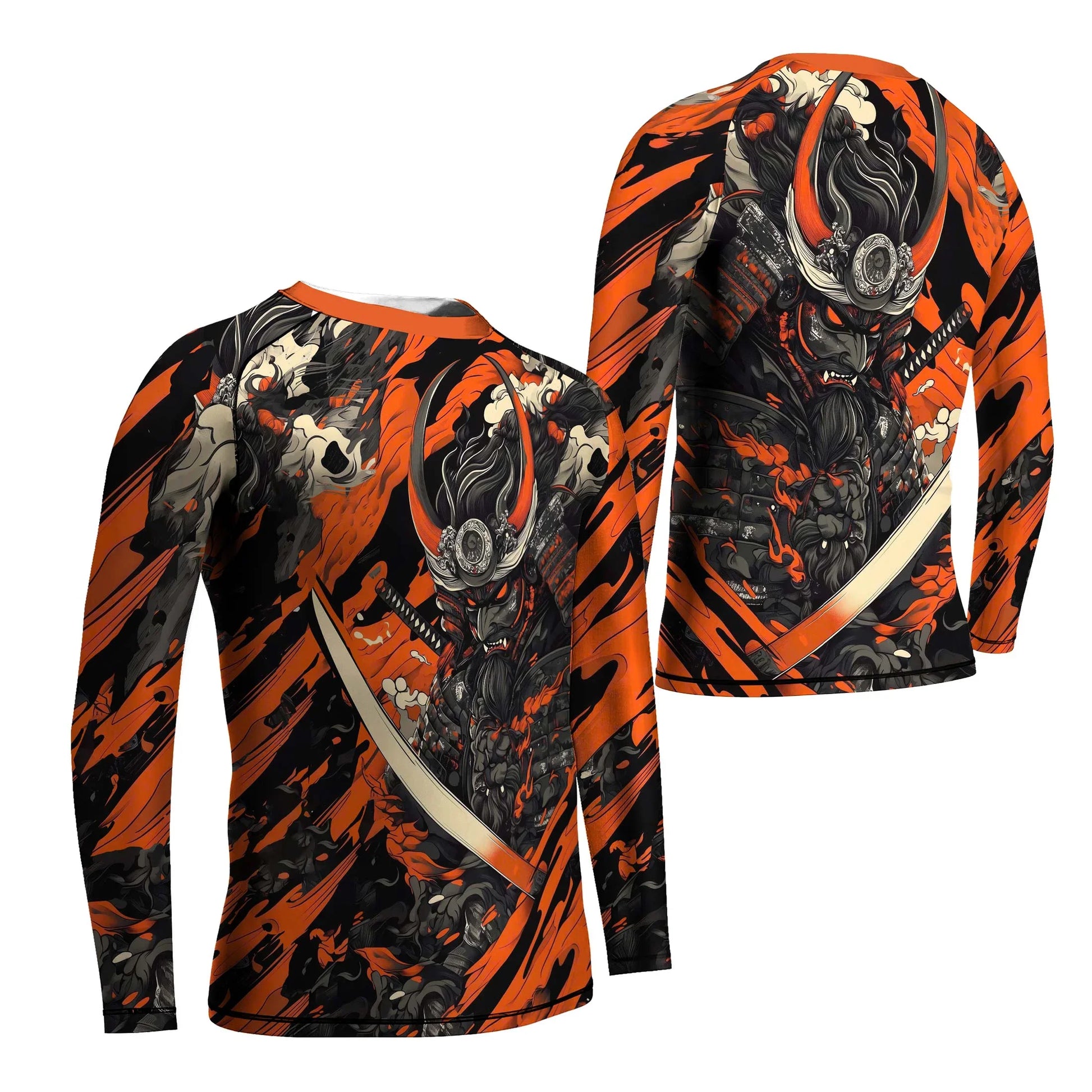 Shadow Oni Flame Kids Rash Guard