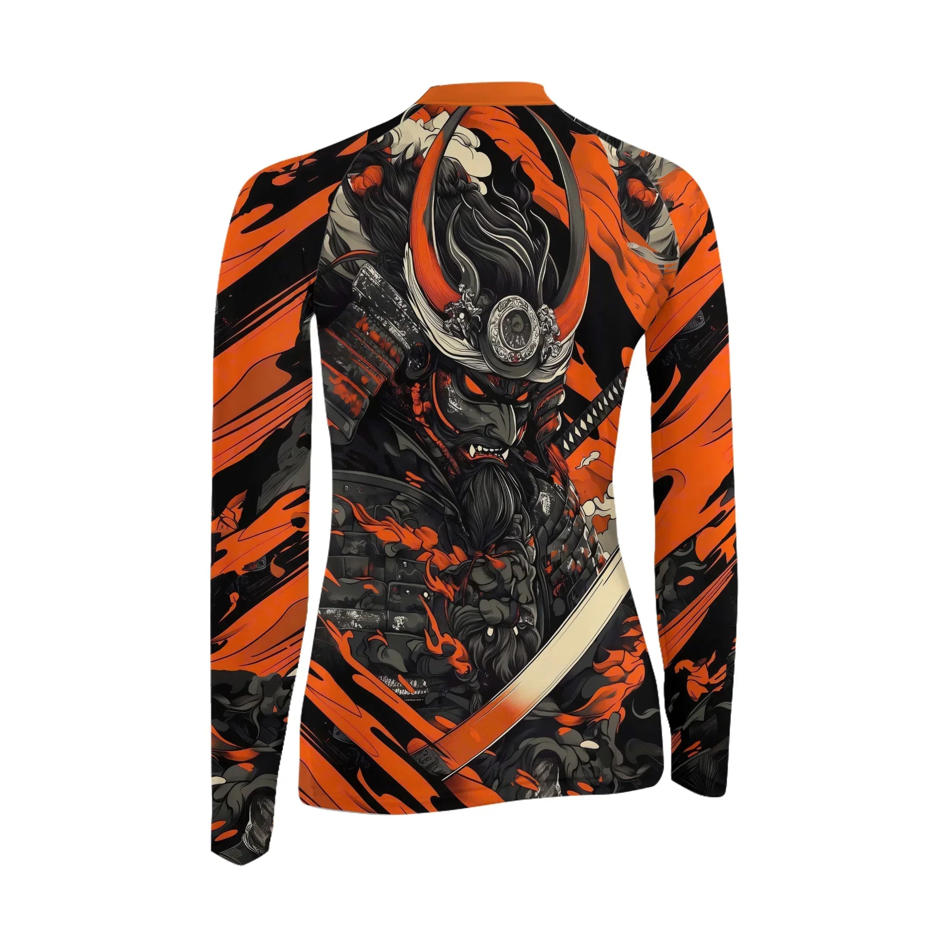 Shadow Oni Flame Women's Long Sleeve Rash Guard