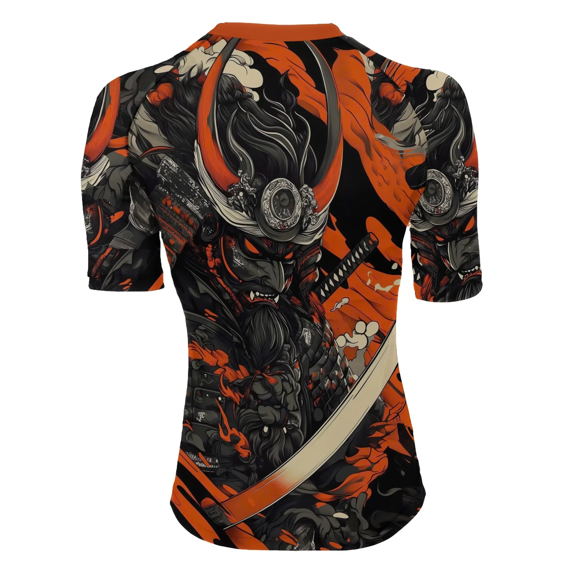 Shadow Oni Flame Women's Short Sleeve Rash Guard