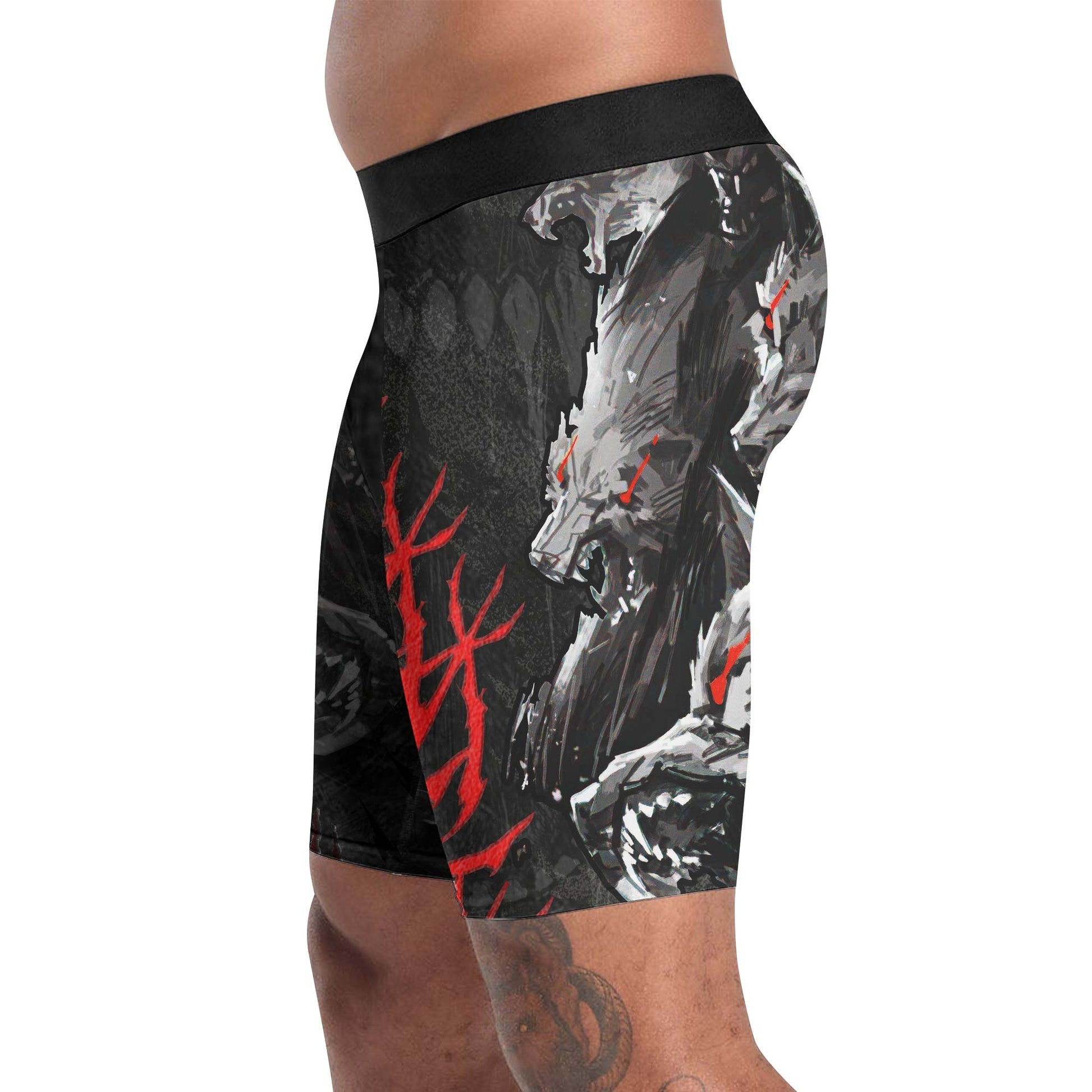Shadow Wolf Clan Compression Shorts