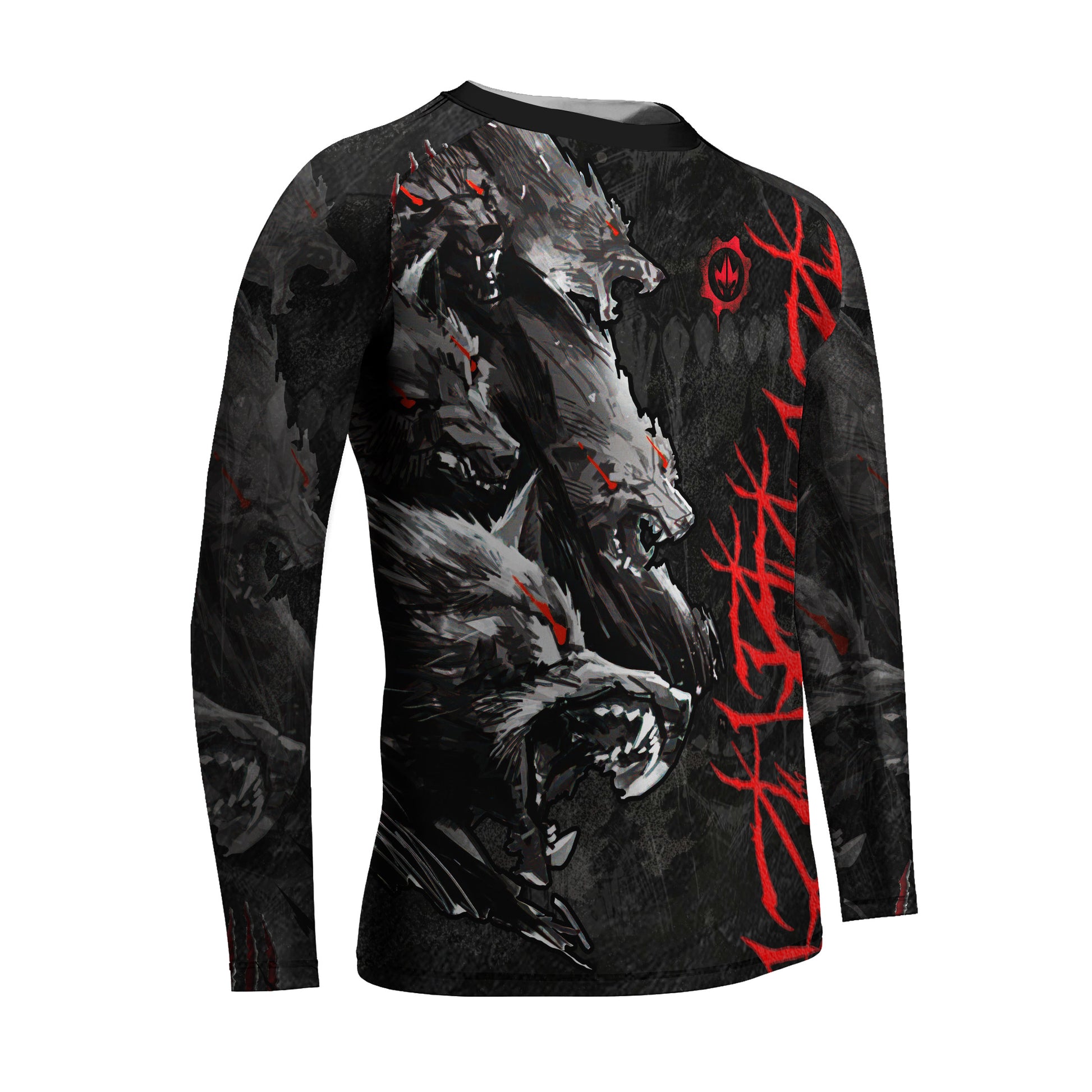 Shadow Wolf Clan Kids Rash Guard