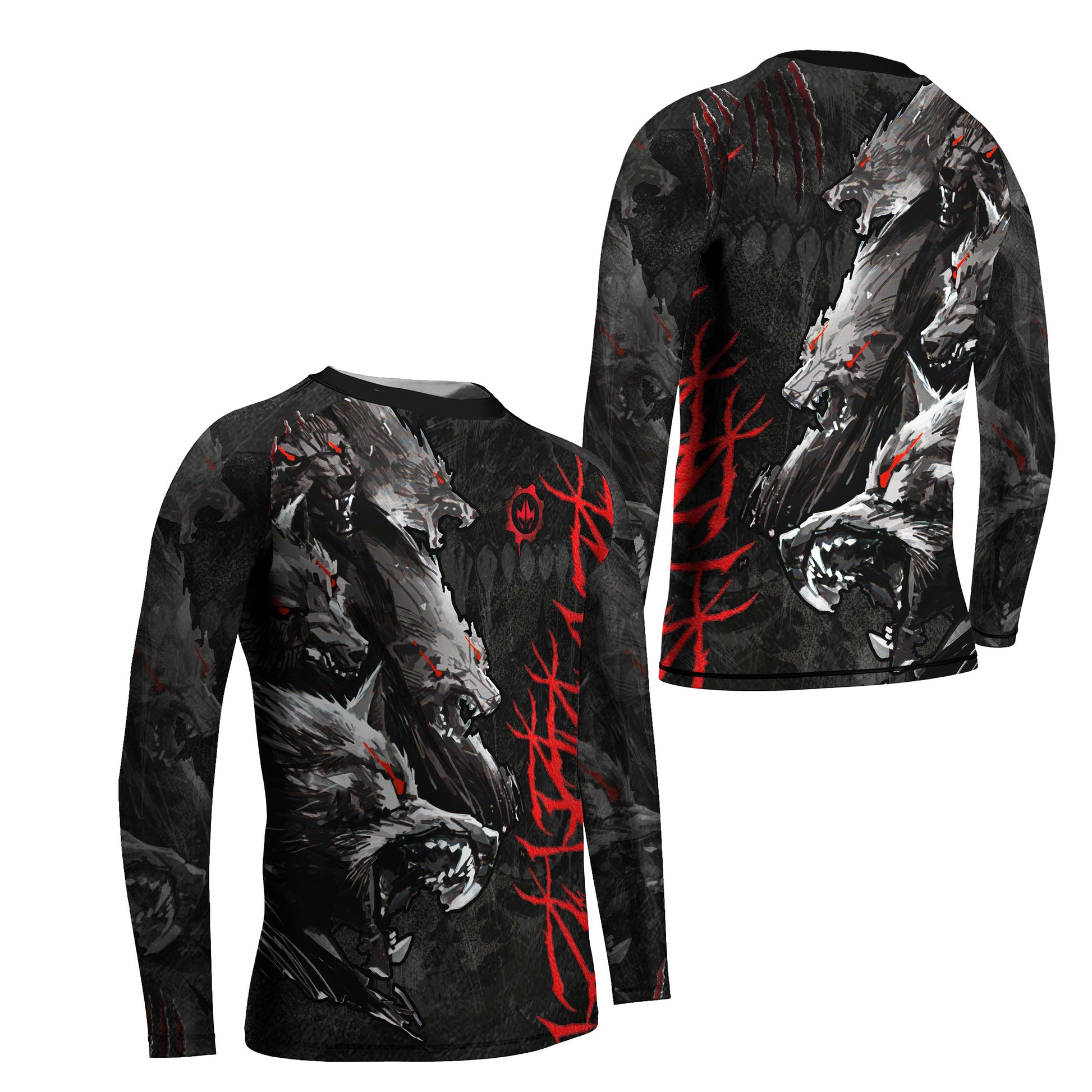 Shadow Wolf Clan Kids Rash Guard
