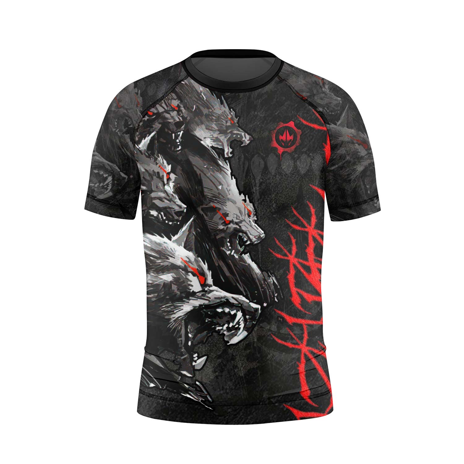 Shadow Wolf Clan Kids Rash Guard