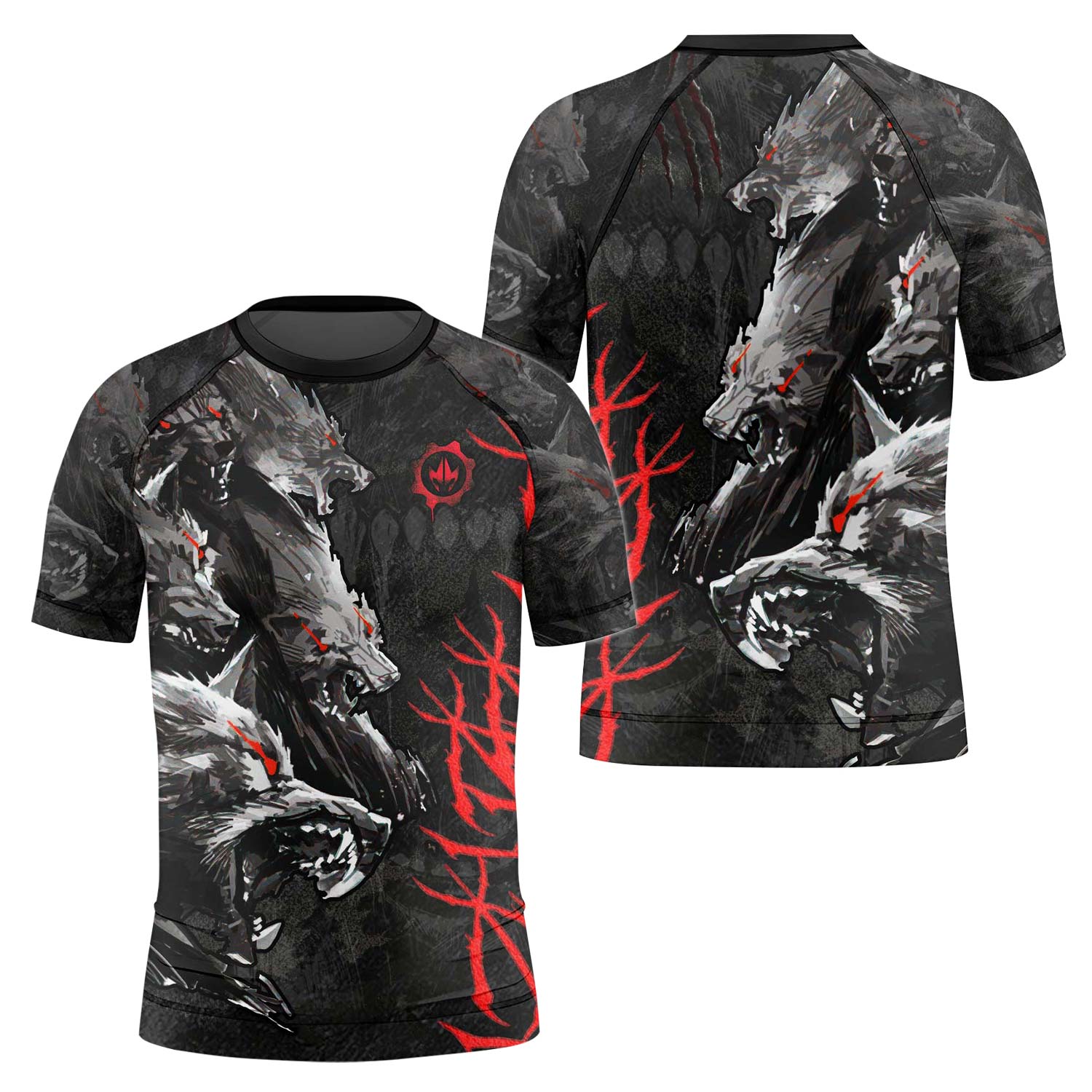 Shadow Wolf Clan Kids Rash Guard