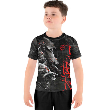 Shadow Wolf Clan Kids Rash Guard