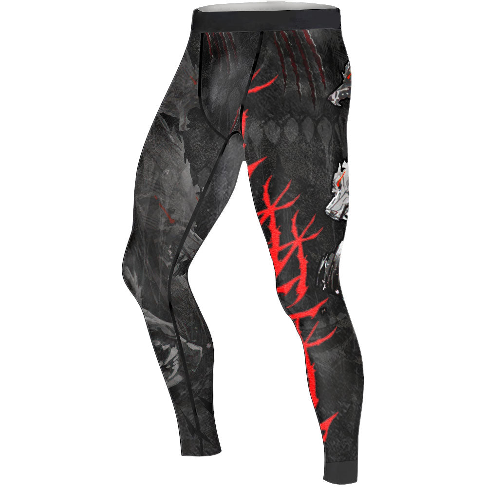 Shadow Wolf Clan Men's Compression Leggings