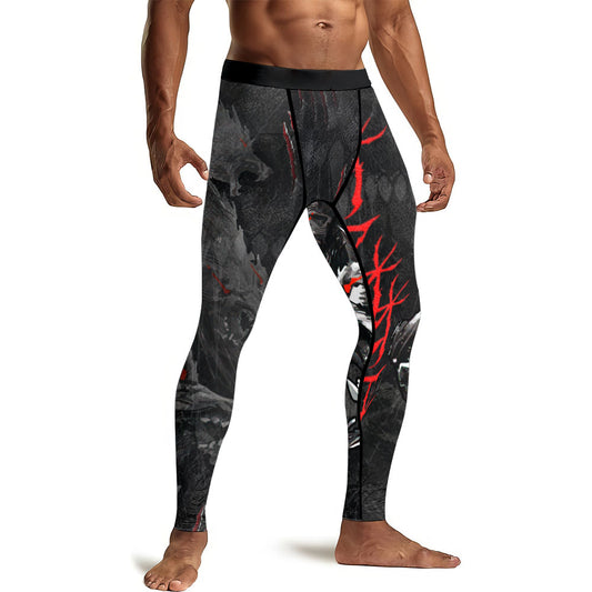 Shadow Wolf Clan Men's Compression Leggings