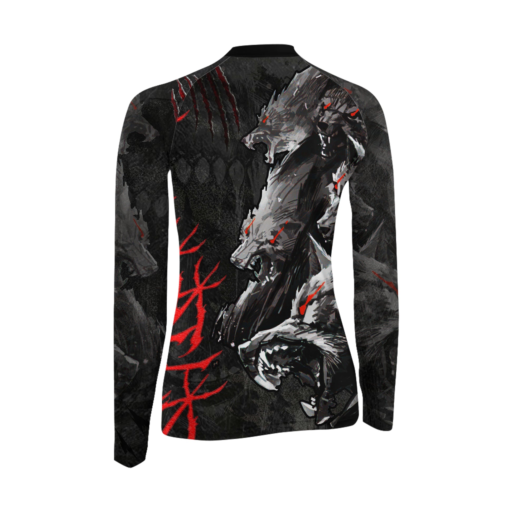 Shadow Wolf Clan Women's Long Sleeve Rash Guard