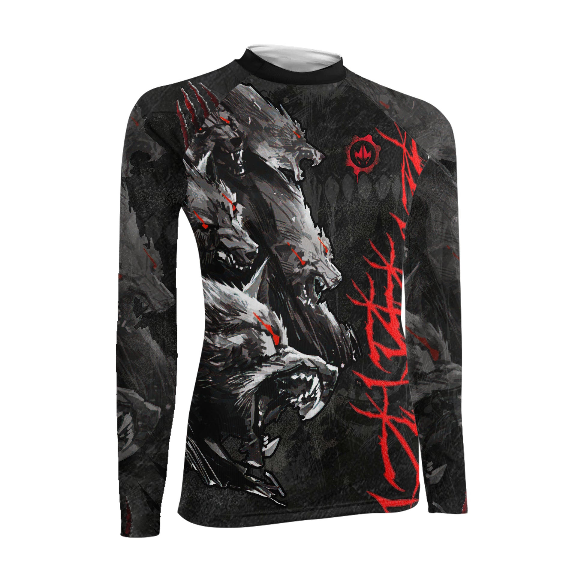 Shadow Wolf Clan Women's Long Sleeve Rash Guard