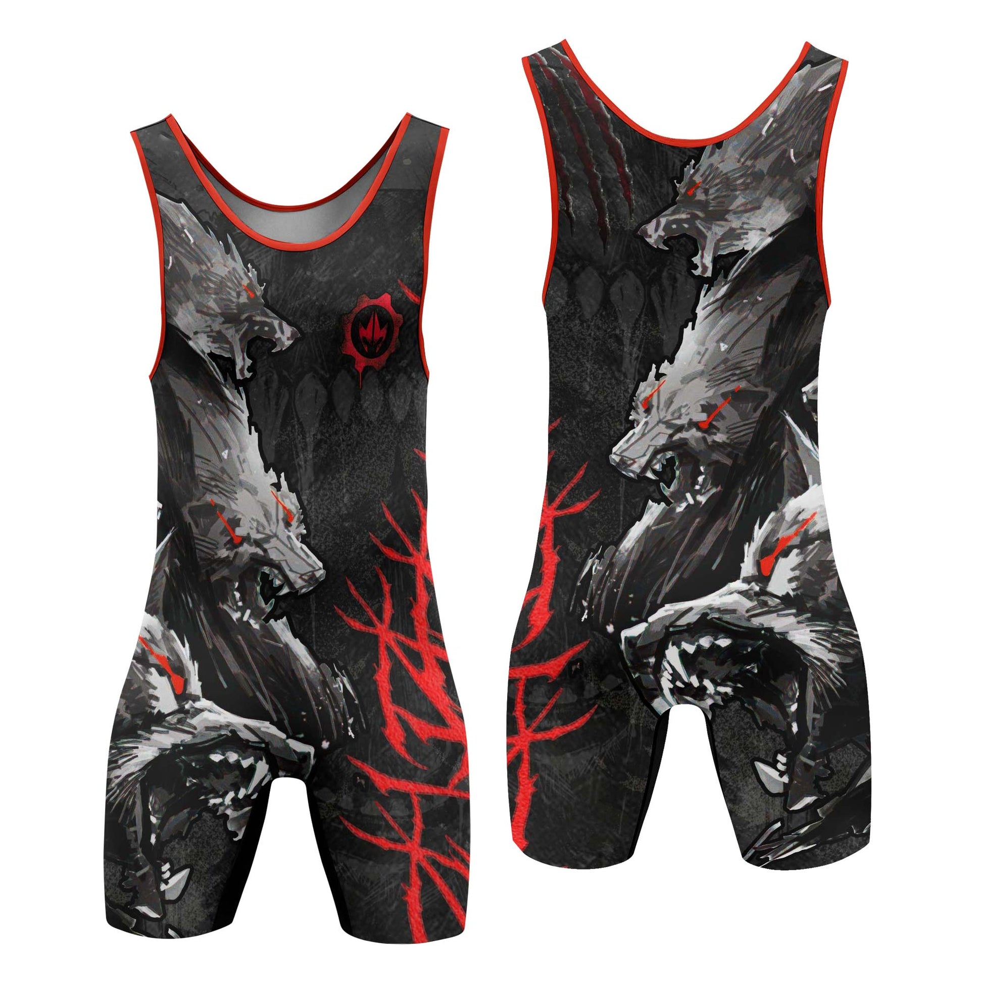Shadow Wolf Clan Wrestling Singlets