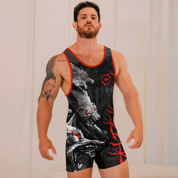 Shadow Wolf Clan Wrestling Singlets
