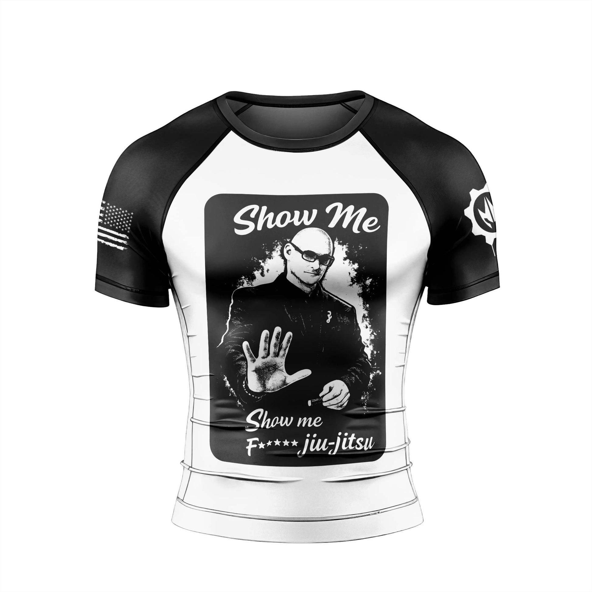 Show Me Jiu Jitsu Men's Short Sleeve Rash Guard