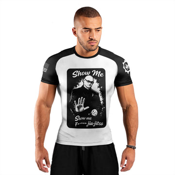 Show Me Jiu Jitsu Men's Short Sleeve Rash Guard