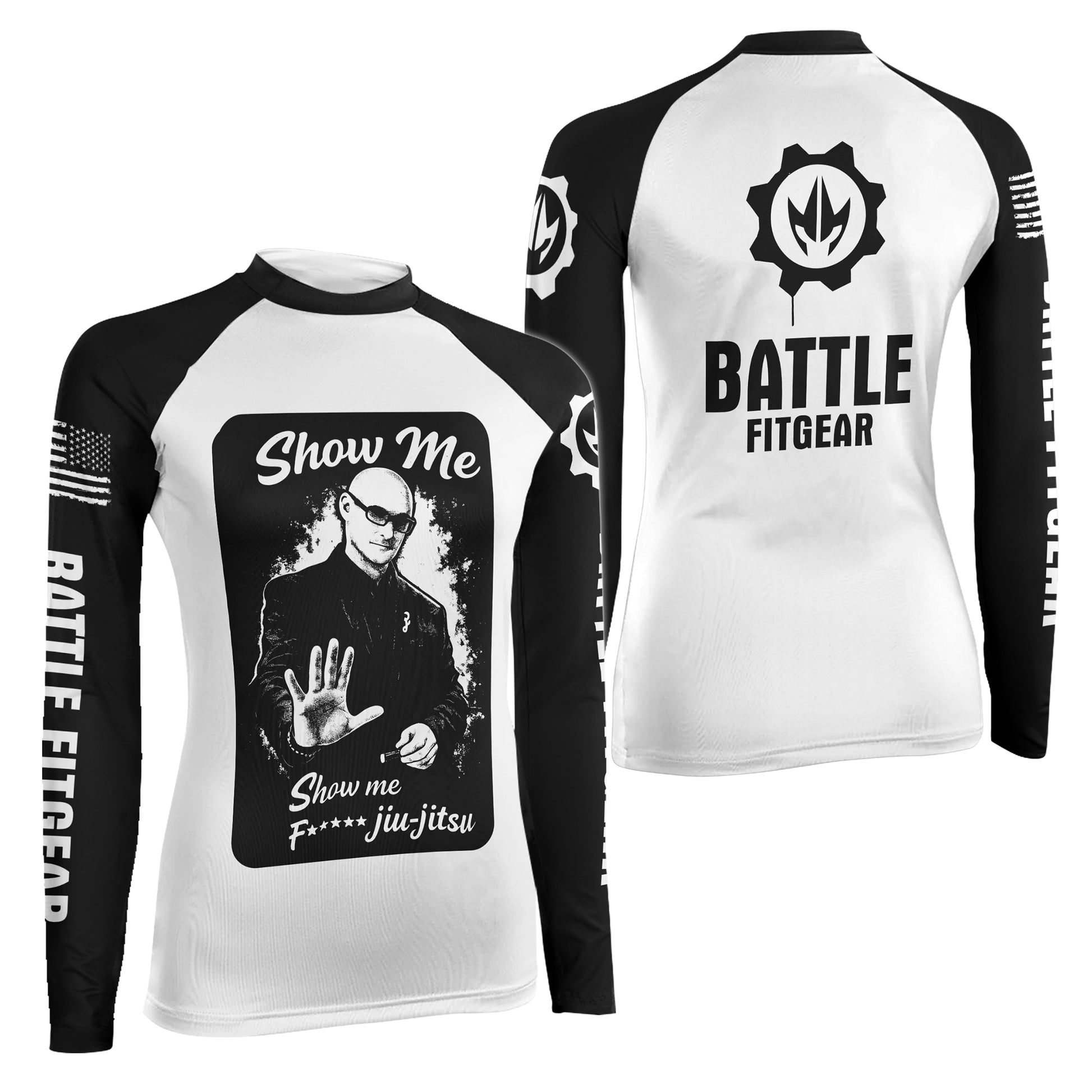 Show Me Jiu Jitsu Women's Long Sleeve Rash Guard