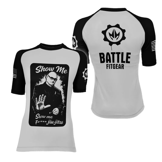 Show Me Jiu Jitsu Women's Short Sleeve Rash Guard