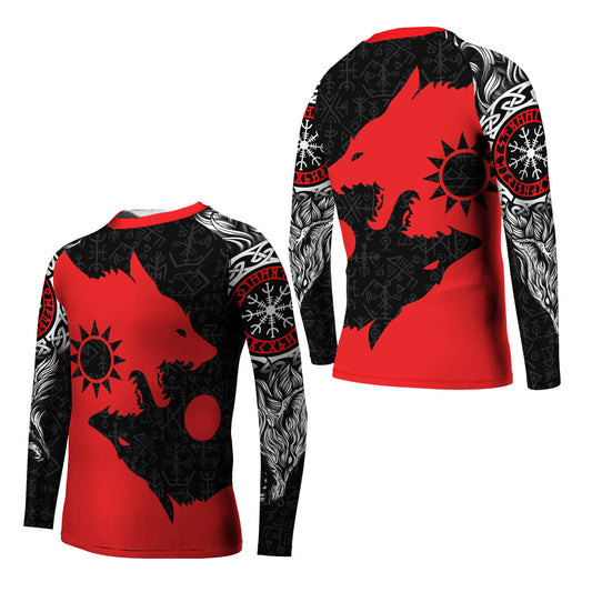 Sköll and Hati Kids Rash Guard