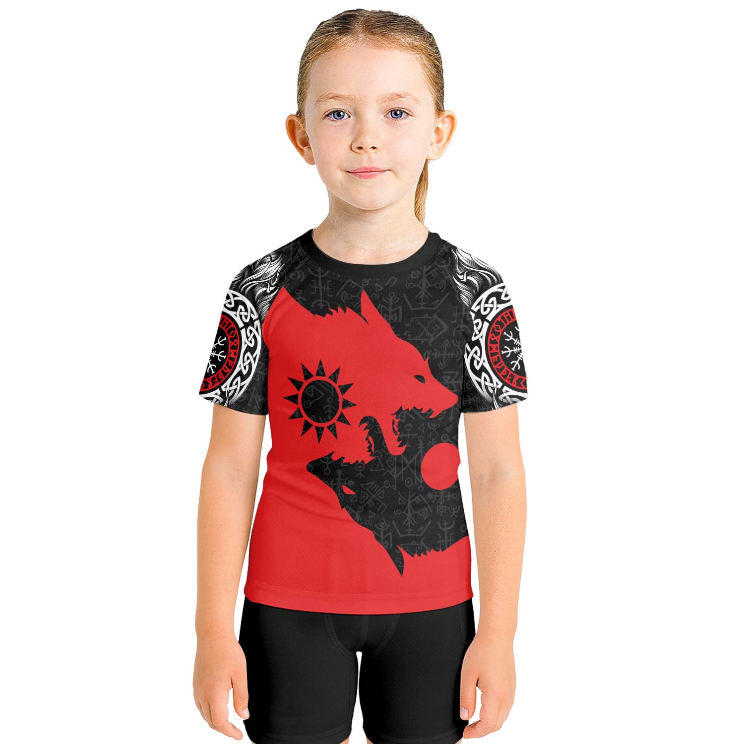 Sköll and Hati Kids Rash Guard - BattleFitGear