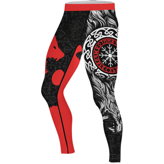 Sköll and Hati Men's Compression Leggings