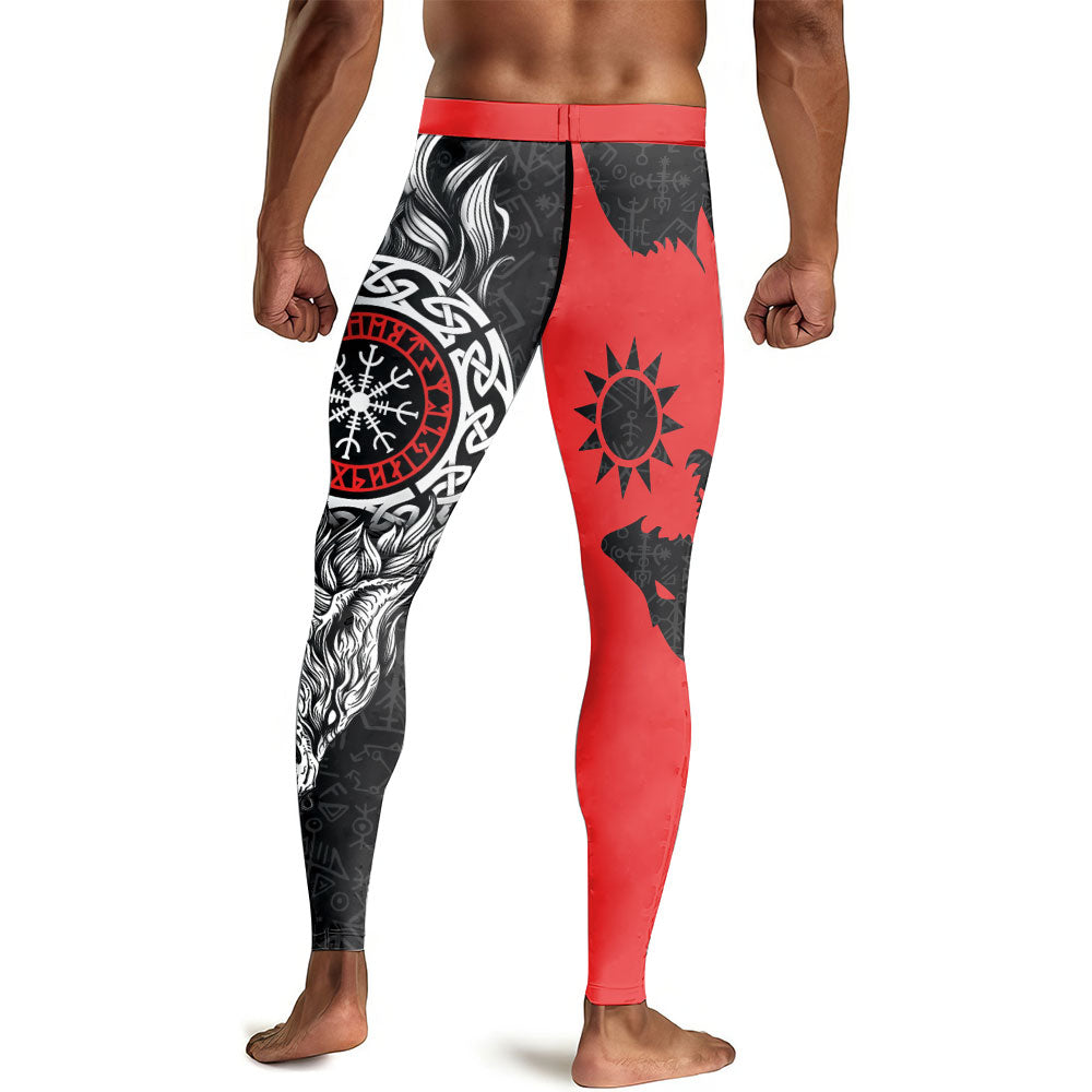 Sköll and Hati Men's Compression Leggings