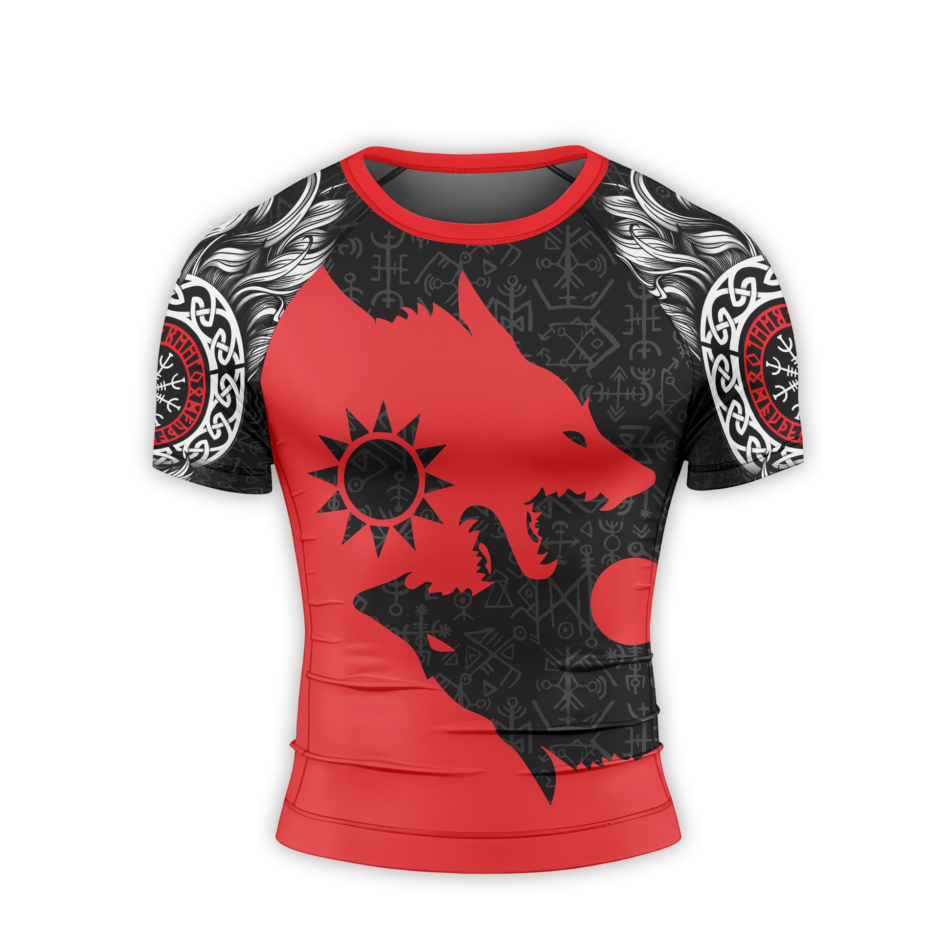 Sköll and Hati Men's Short Sleeve Rash Guard