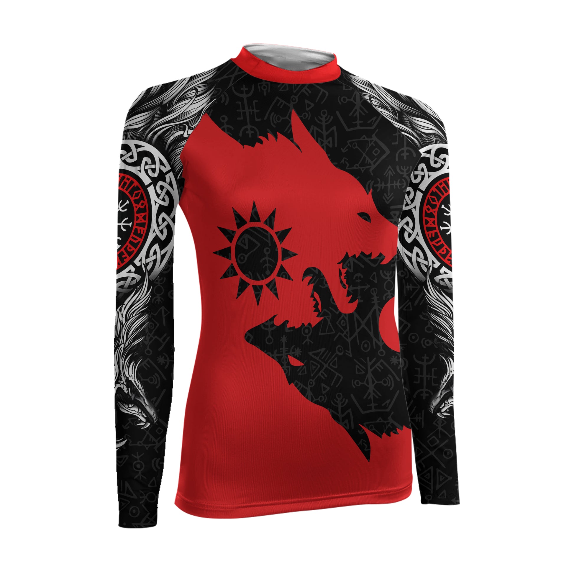 Sköll and Hati Women's Long Sleeve Rash Guard