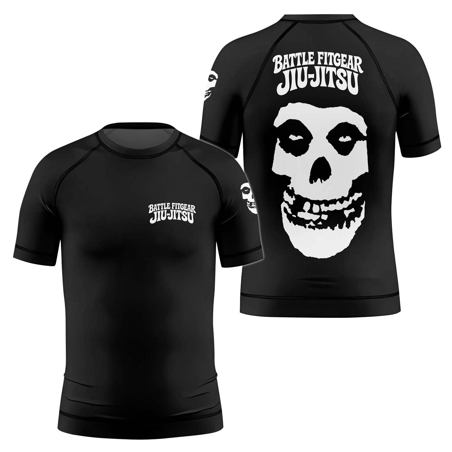 Skull Jiu Jitsu Kids Rash Guard