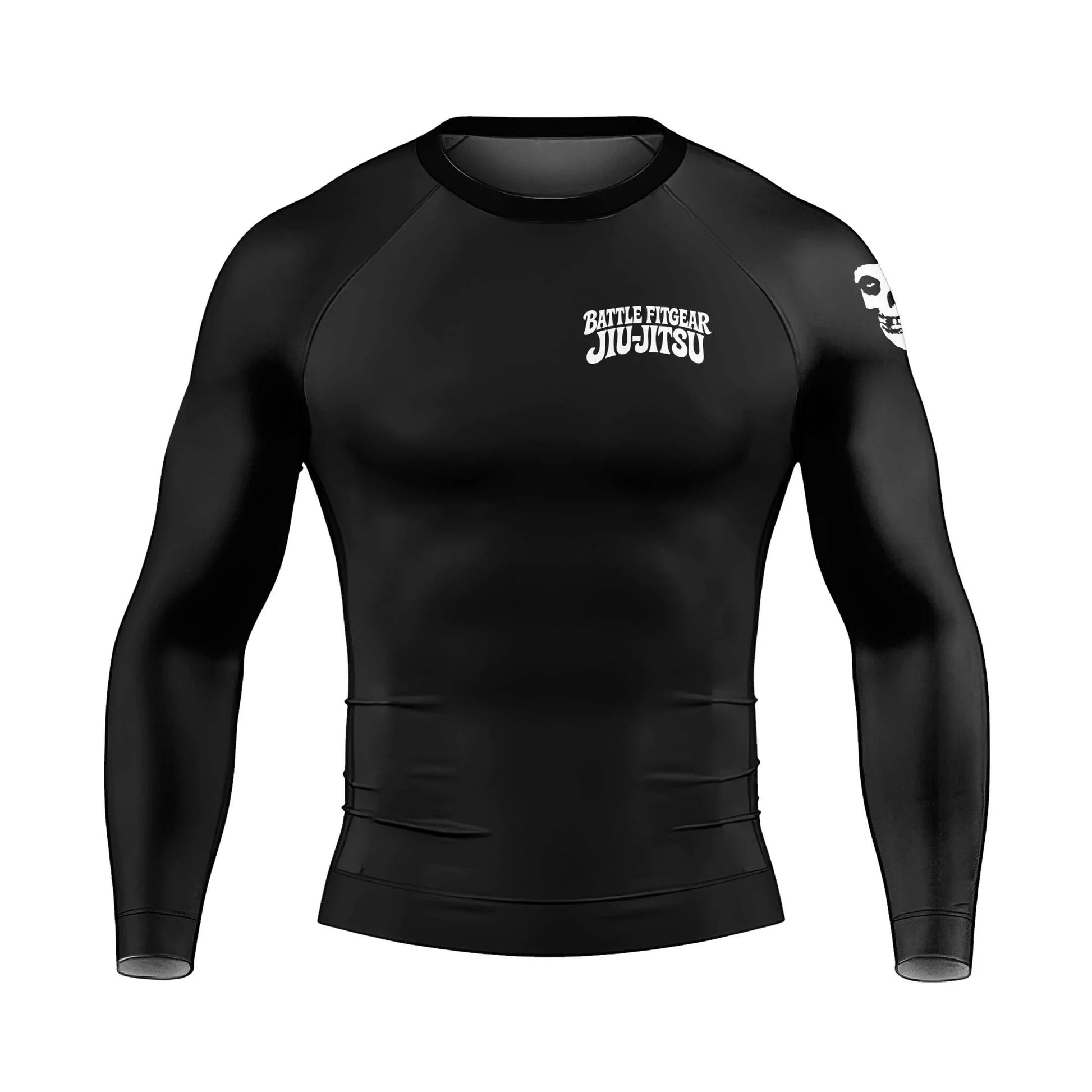 Skull Jiu Jitsu Men's Long Sleeve Rash Guard