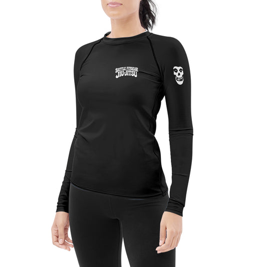 Skull Jiu Jitsu Women's Long Sleeve Rash Guard