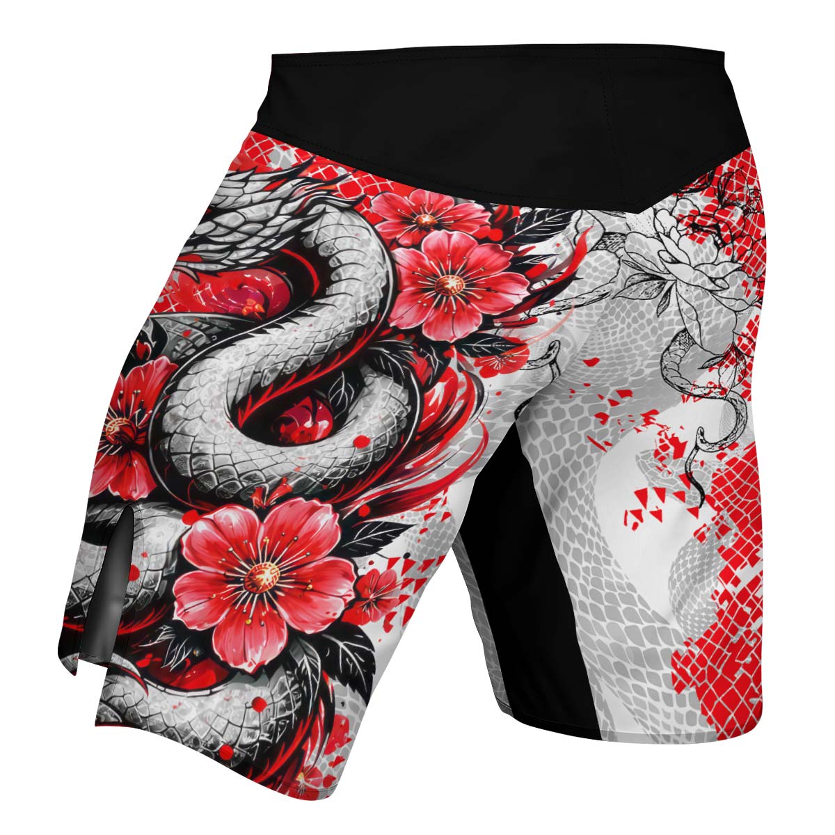 Snake Blossom Fight Shorts
