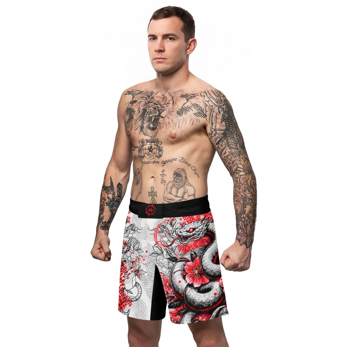 Snake Blossom Fight Shorts