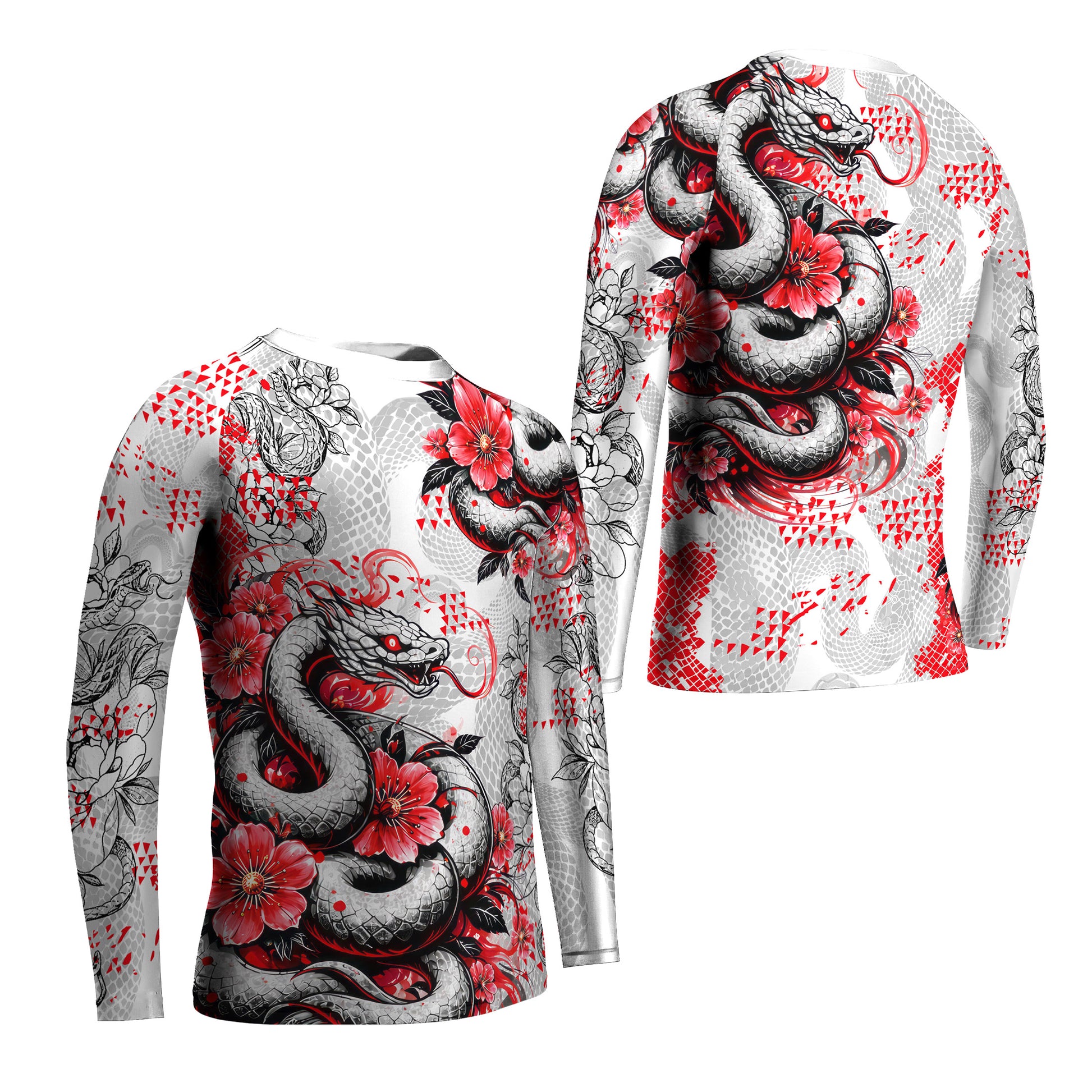 Snake Blossom Kids Rash Guard