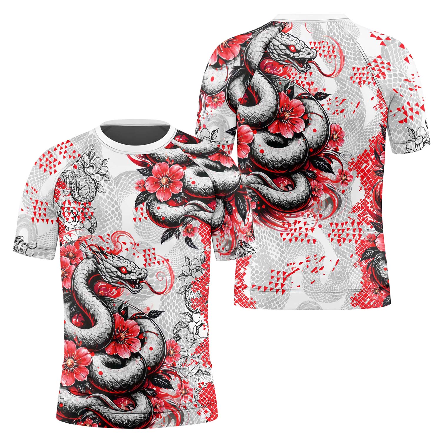 Snake Blossom Kids Rash Guard