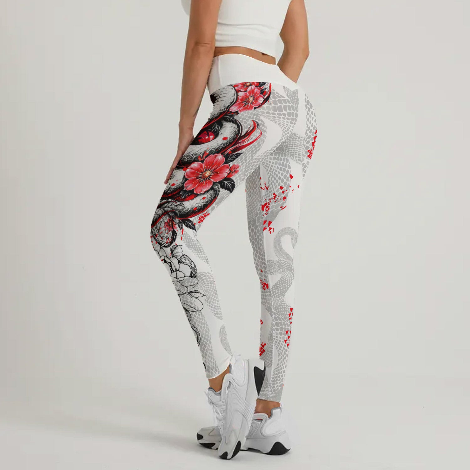 Snake Blossom Leggings