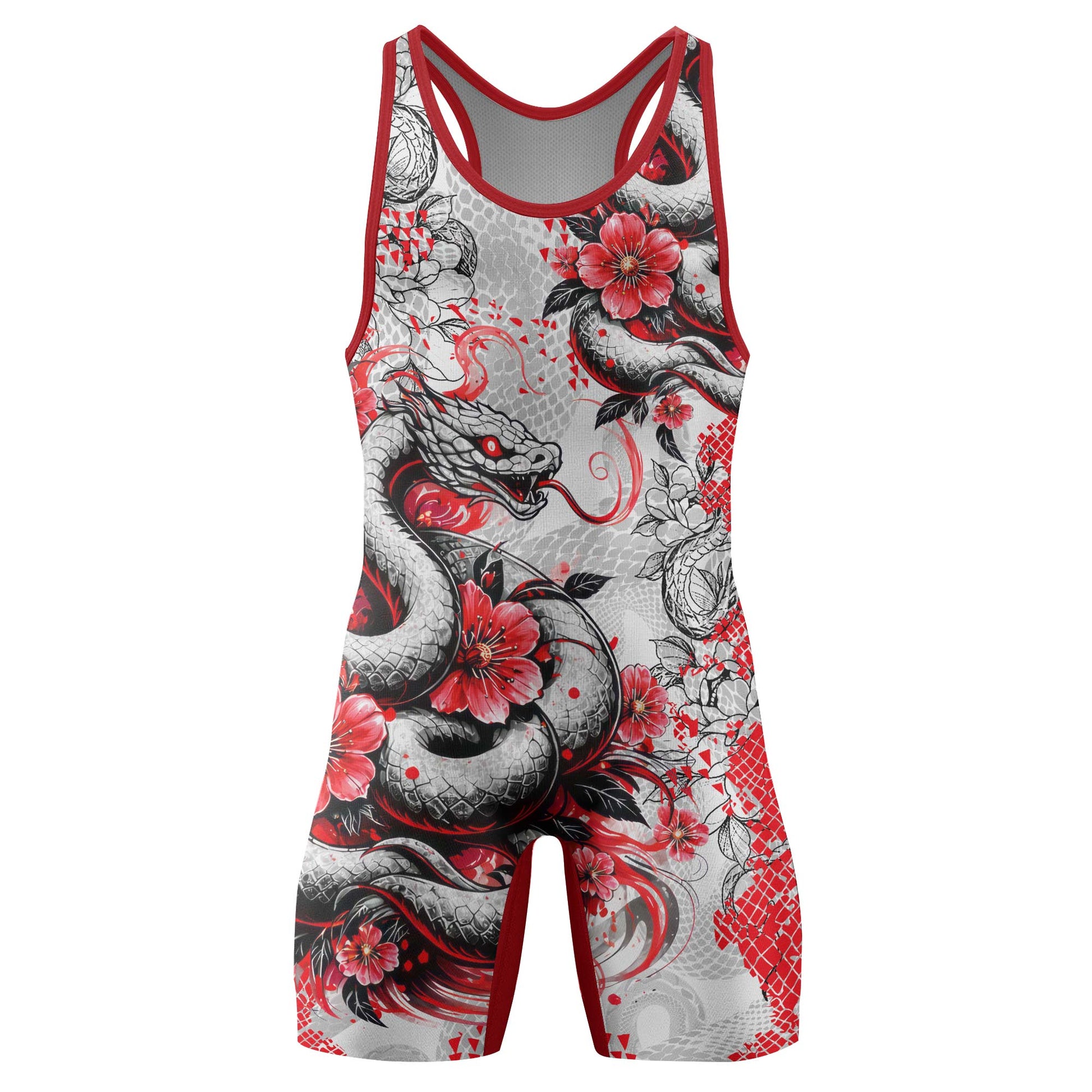 Snake Blossom Wrestling Singlets