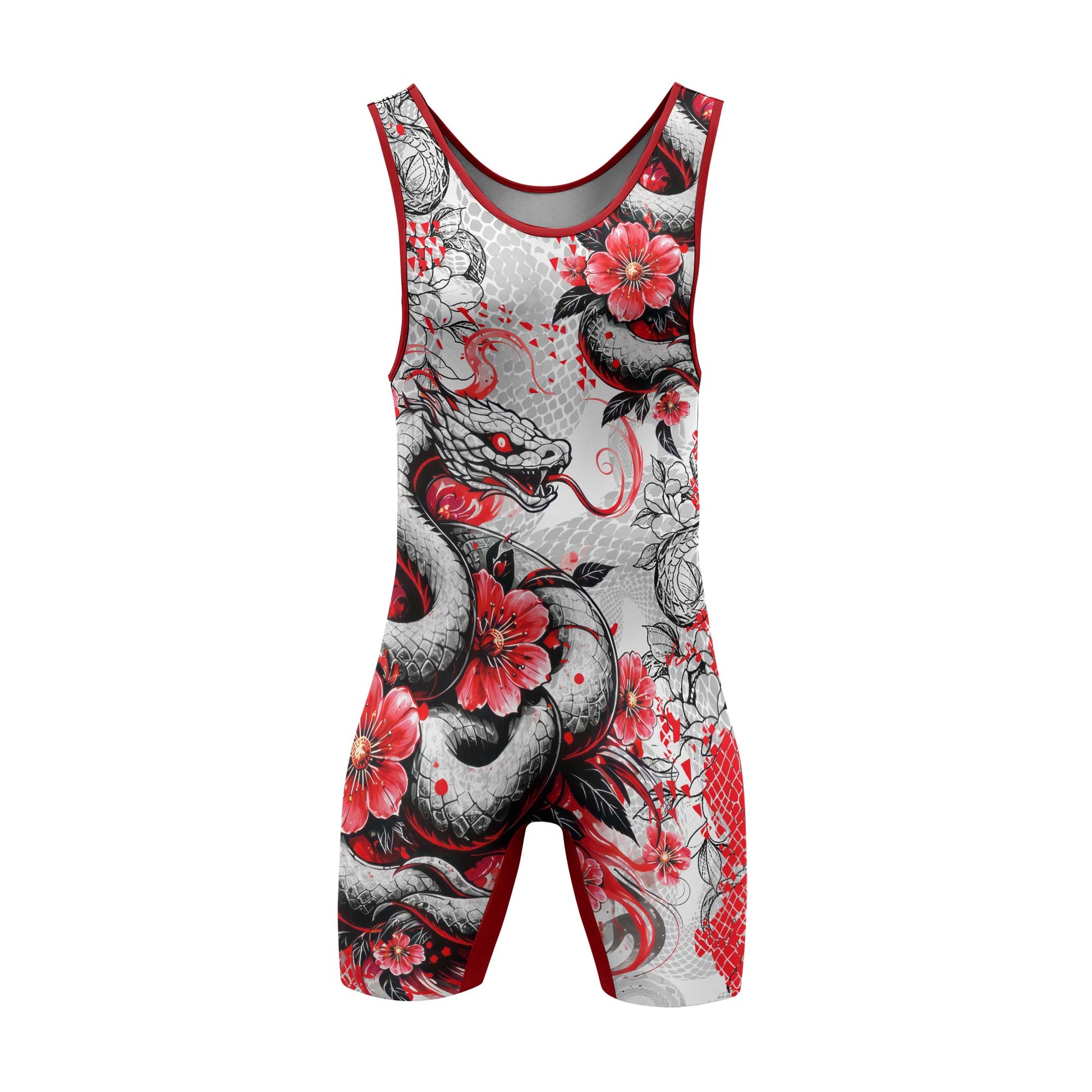 Snake Blossom Wrestling Singlets