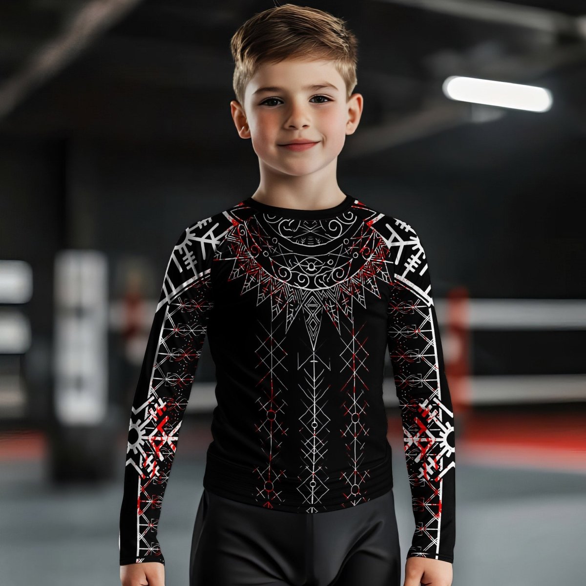 Sol Rune Kids Rash Guard - BattleFitGear