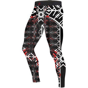 Sol Rune Men's Compression Leggings - BattleFitGear